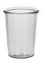 Becherglas/Korkenglas 150ml Rundrand  Lieferung ohne Verschluss, bei Bedarf bitte separat erstellen!